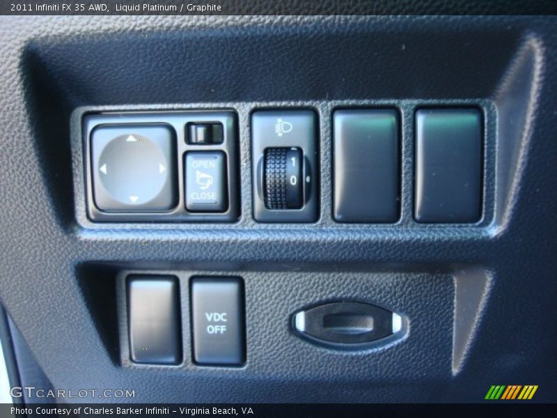 Liquid Platinum / Graphite 2011 Infiniti FX 35 AWD