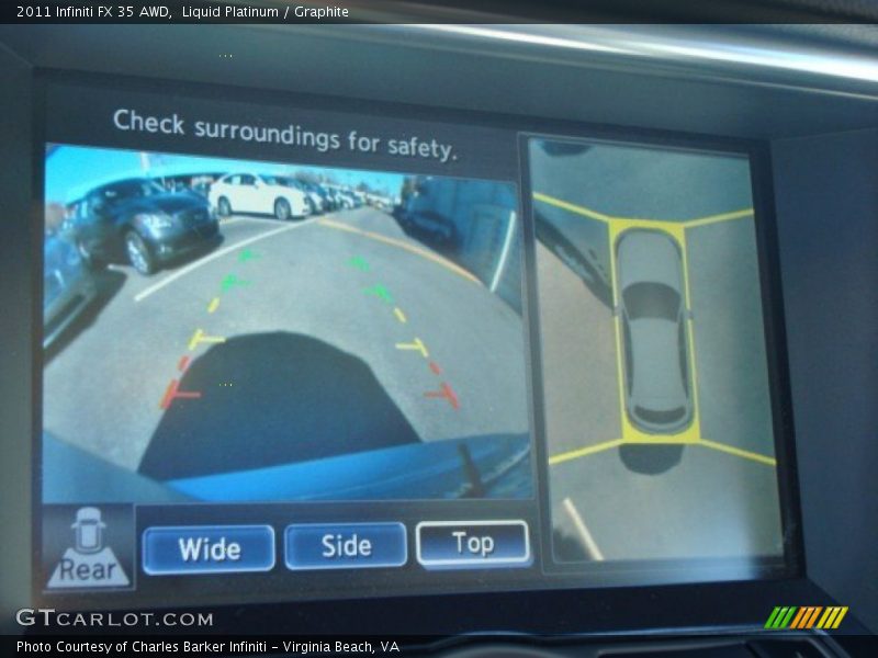 Liquid Platinum / Graphite 2011 Infiniti FX 35 AWD