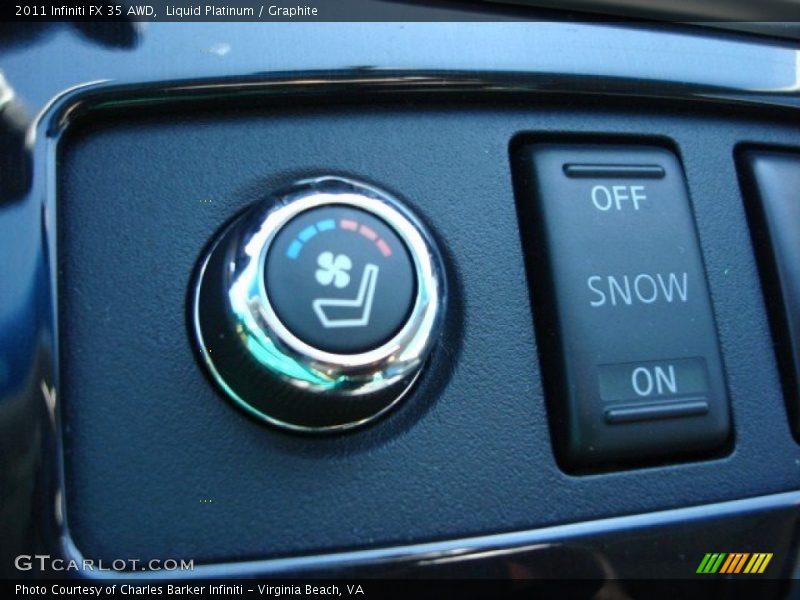 Liquid Platinum / Graphite 2011 Infiniti FX 35 AWD