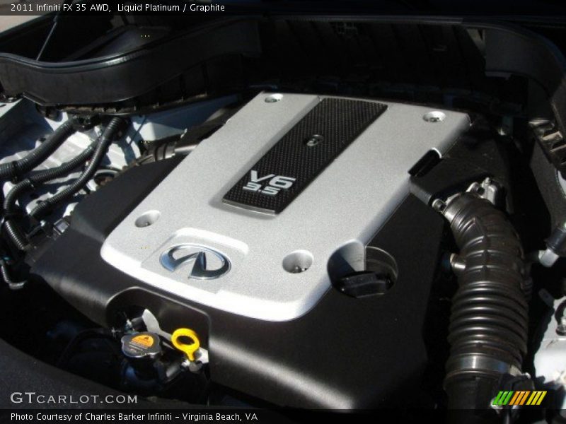 Liquid Platinum / Graphite 2011 Infiniti FX 35 AWD