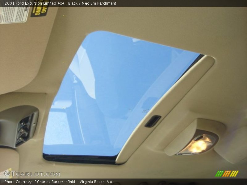 Black / Medium Parchment 2001 Ford Excursion Limited 4x4