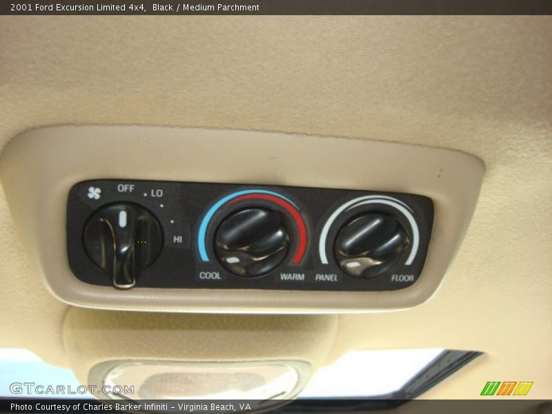 Black / Medium Parchment 2001 Ford Excursion Limited 4x4