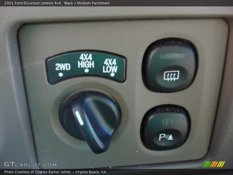 Black / Medium Parchment 2001 Ford Excursion Limited 4x4