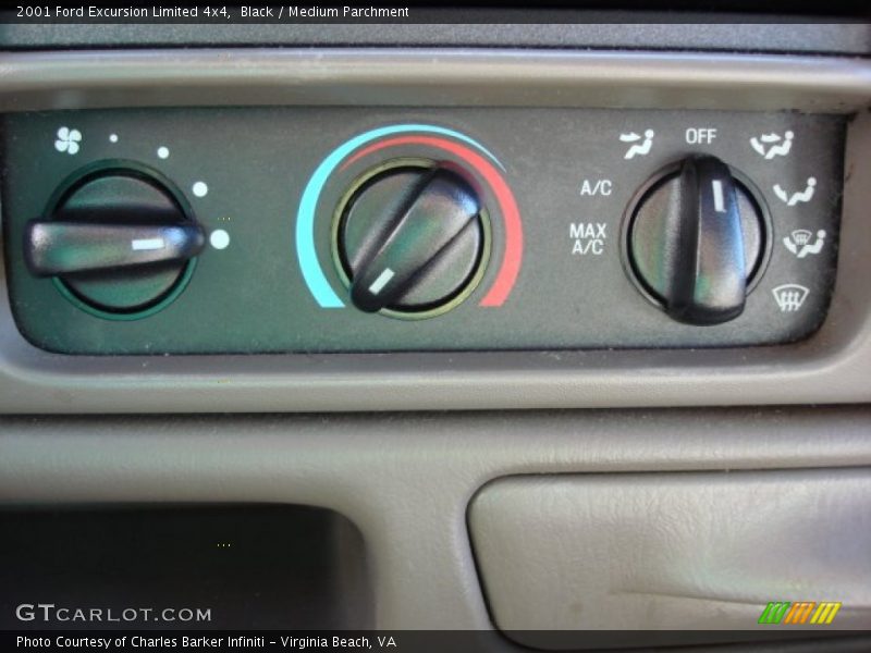 Black / Medium Parchment 2001 Ford Excursion Limited 4x4
