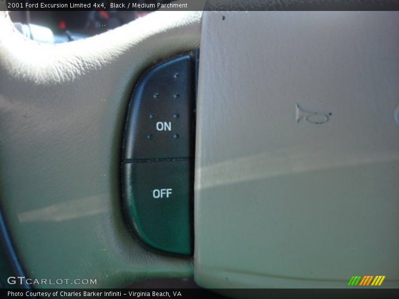 Black / Medium Parchment 2001 Ford Excursion Limited 4x4