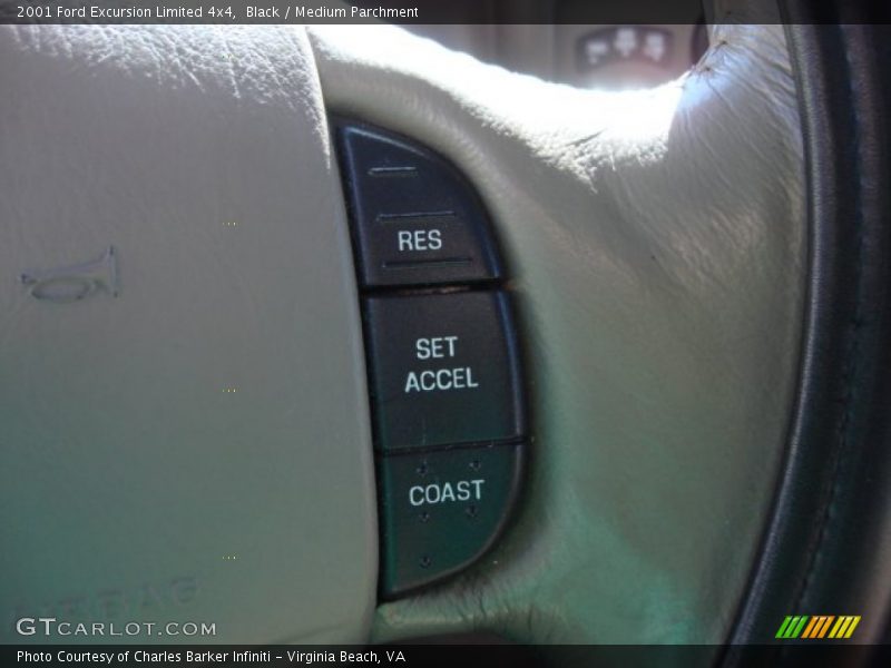Black / Medium Parchment 2001 Ford Excursion Limited 4x4