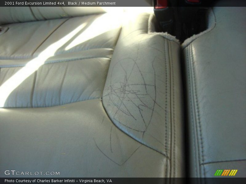 Black / Medium Parchment 2001 Ford Excursion Limited 4x4