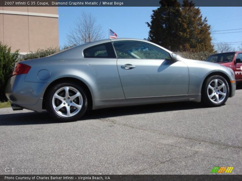 Diamond Graphite Metallic / Wheat Beige 2007 Infiniti G 35 Coupe