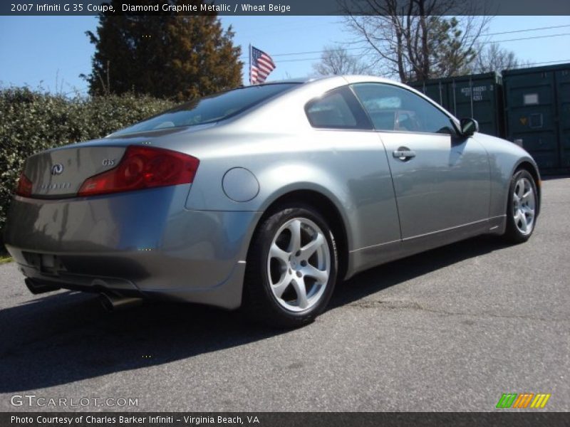 Diamond Graphite Metallic / Wheat Beige 2007 Infiniti G 35 Coupe