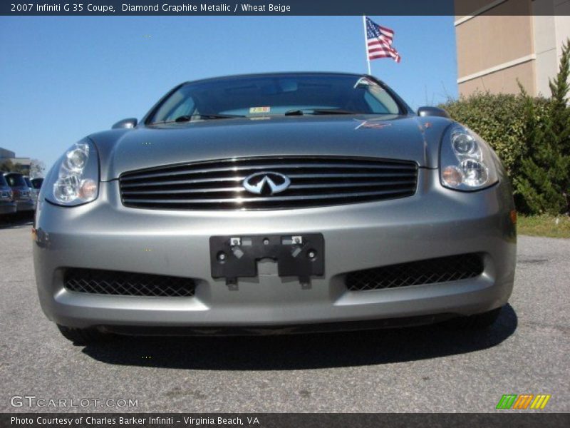 Diamond Graphite Metallic / Wheat Beige 2007 Infiniti G 35 Coupe