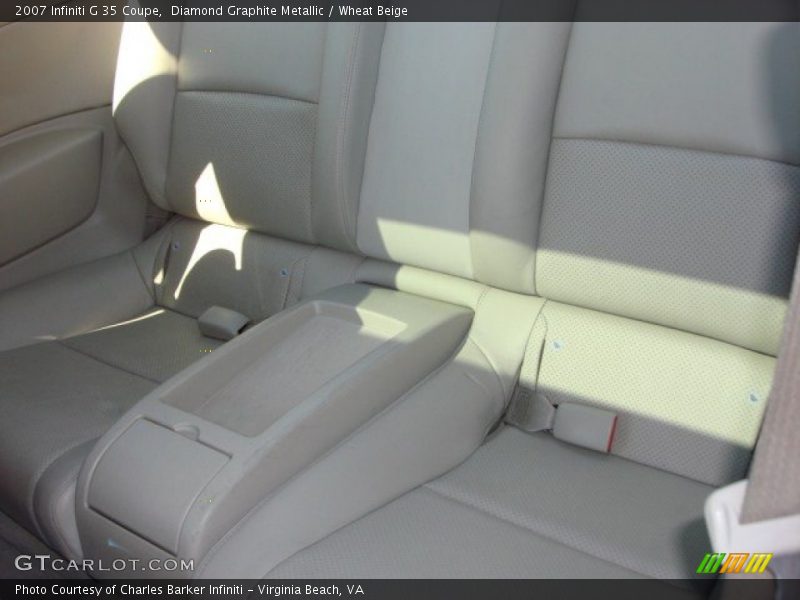 Diamond Graphite Metallic / Wheat Beige 2007 Infiniti G 35 Coupe