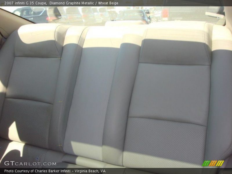 Diamond Graphite Metallic / Wheat Beige 2007 Infiniti G 35 Coupe