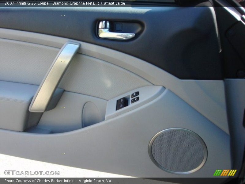 Diamond Graphite Metallic / Wheat Beige 2007 Infiniti G 35 Coupe