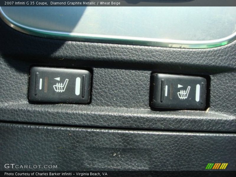 Diamond Graphite Metallic / Wheat Beige 2007 Infiniti G 35 Coupe