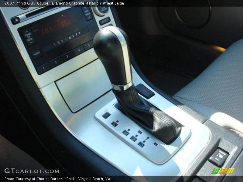 Diamond Graphite Metallic / Wheat Beige 2007 Infiniti G 35 Coupe