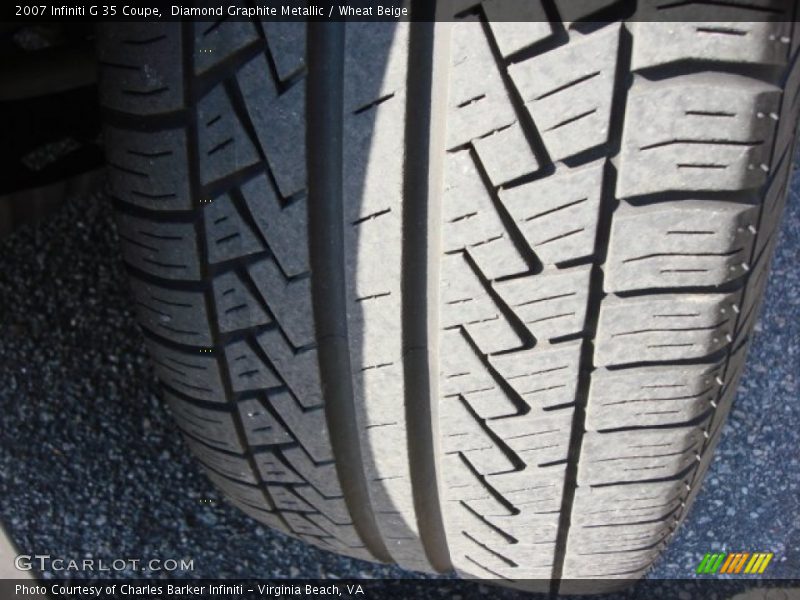 Diamond Graphite Metallic / Wheat Beige 2007 Infiniti G 35 Coupe
