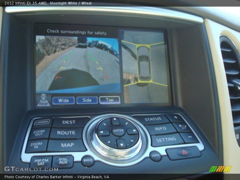 Moonlight White / Wheat 2012 Infiniti EX 35 AWD