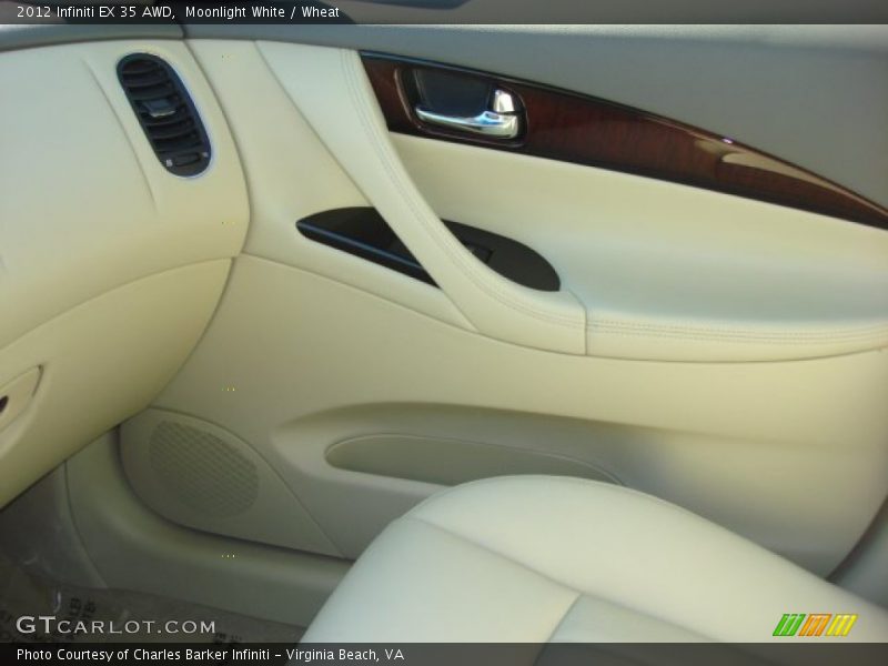 Moonlight White / Wheat 2012 Infiniti EX 35 AWD