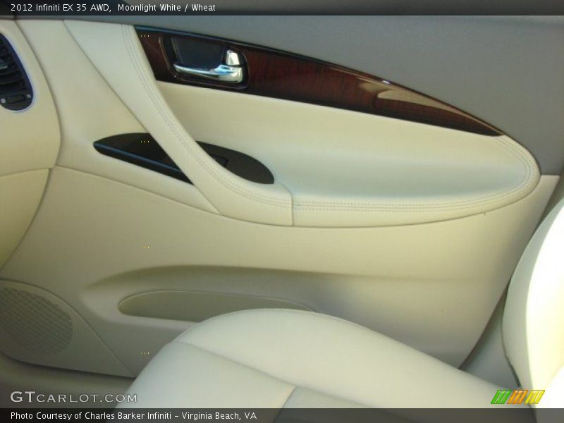 Moonlight White / Wheat 2012 Infiniti EX 35 AWD
