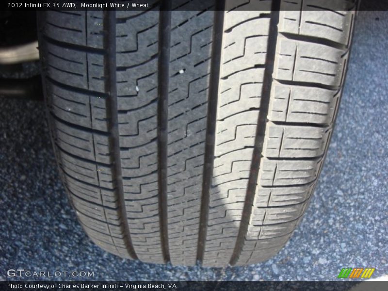 Moonlight White / Wheat 2012 Infiniti EX 35 AWD