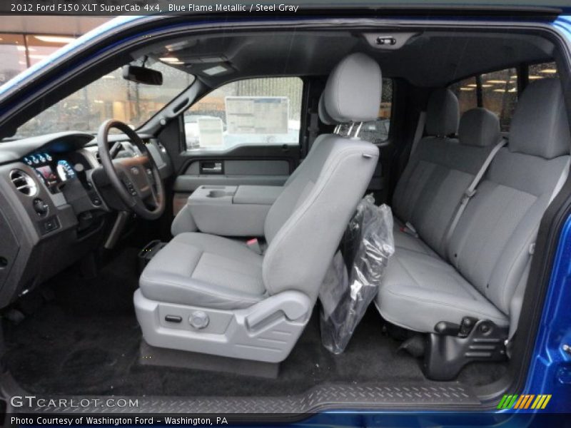  2012 F150 XLT SuperCab 4x4 Steel Gray Interior