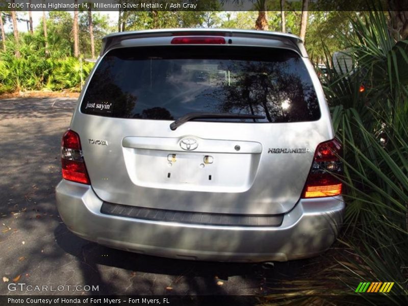 Millenium Silver Metallic / Ash Gray 2006 Toyota Highlander I4