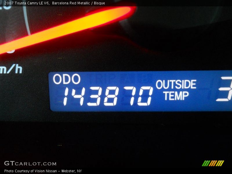 Barcelona Red Metallic / Bisque 2007 Toyota Camry LE V6