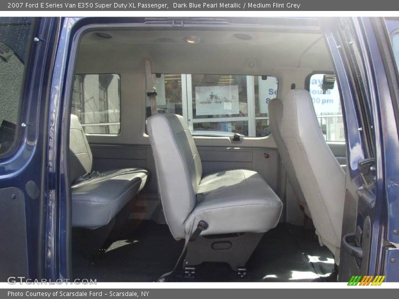 Dark Blue Pearl Metallic / Medium Flint Grey 2007 Ford E Series Van E350 Super Duty XL Passenger