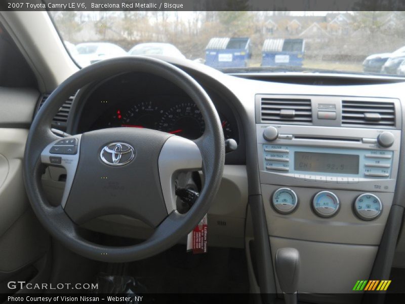 Barcelona Red Metallic / Bisque 2007 Toyota Camry LE V6