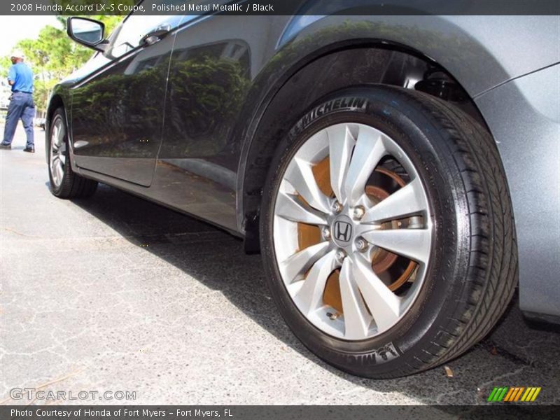 Polished Metal Metallic / Black 2008 Honda Accord LX-S Coupe