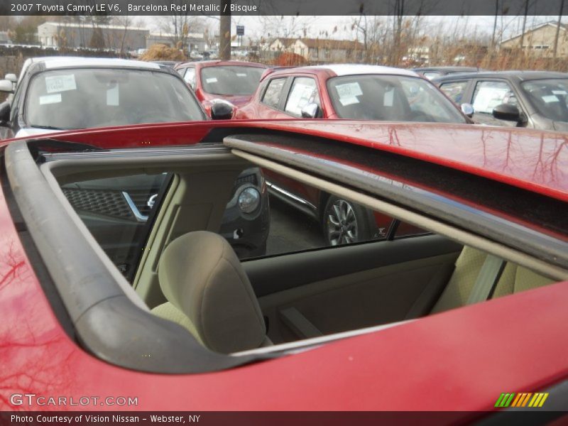 Barcelona Red Metallic / Bisque 2007 Toyota Camry LE V6