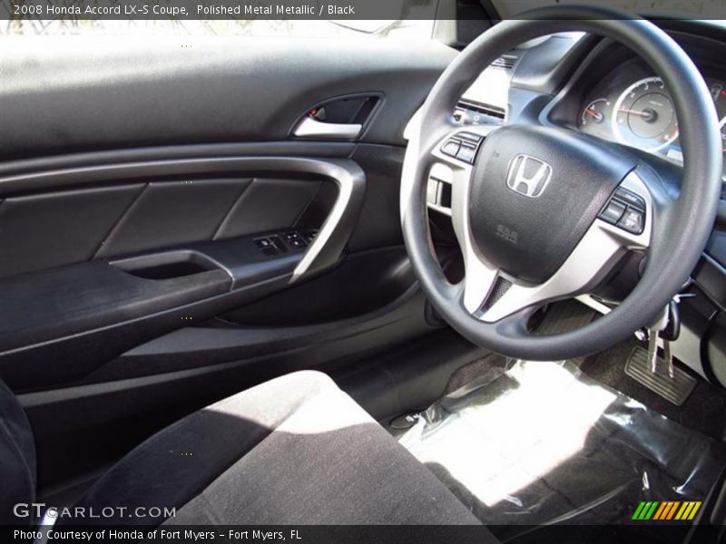 Polished Metal Metallic / Black 2008 Honda Accord LX-S Coupe