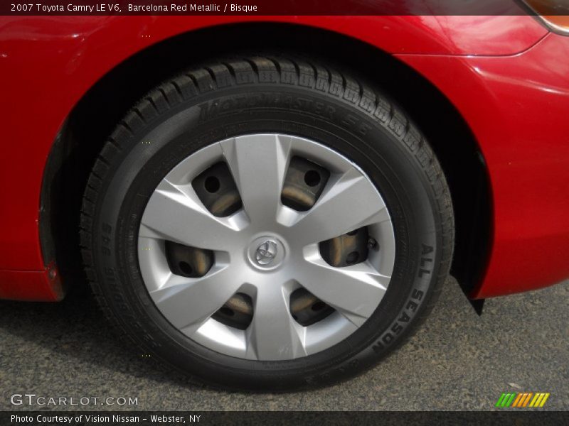 Barcelona Red Metallic / Bisque 2007 Toyota Camry LE V6