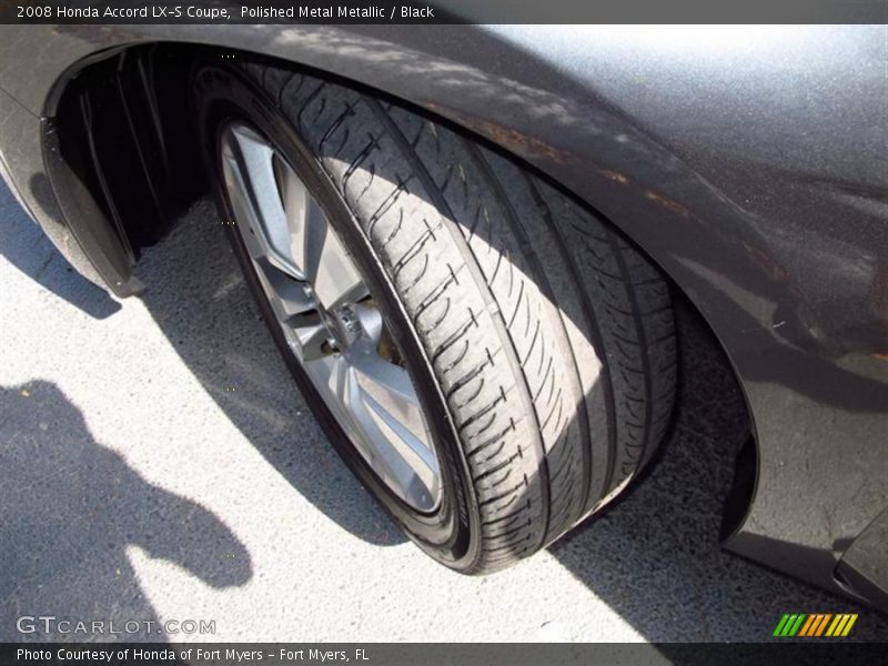 Polished Metal Metallic / Black 2008 Honda Accord LX-S Coupe