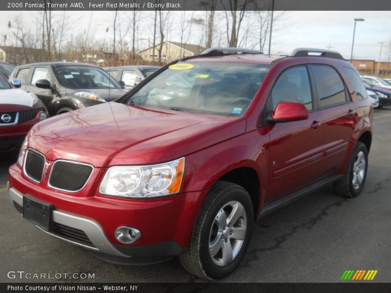 Fever Red Metallic / Ebony Black 2006 Pontiac Torrent AWD