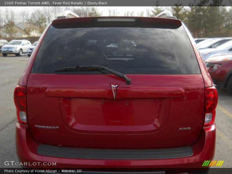 Fever Red Metallic / Ebony Black 2006 Pontiac Torrent AWD