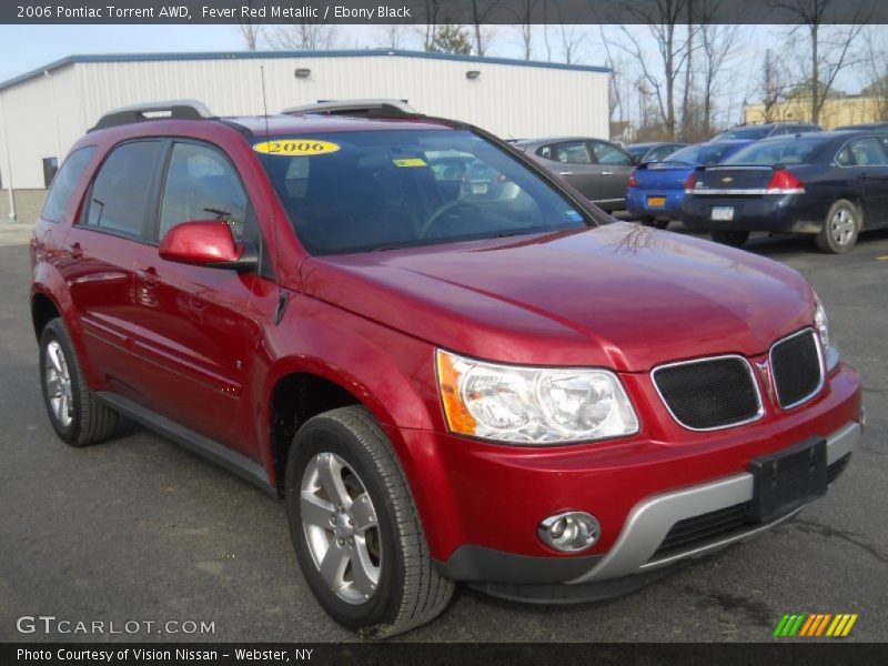 Fever Red Metallic / Ebony Black 2006 Pontiac Torrent AWD