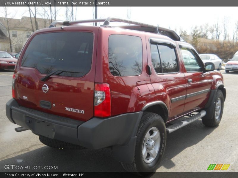 Thermal Red Metallic / Charcoal 2004 Nissan Xterra SE 4x4