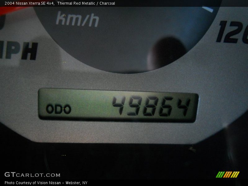 Thermal Red Metallic / Charcoal 2004 Nissan Xterra SE 4x4