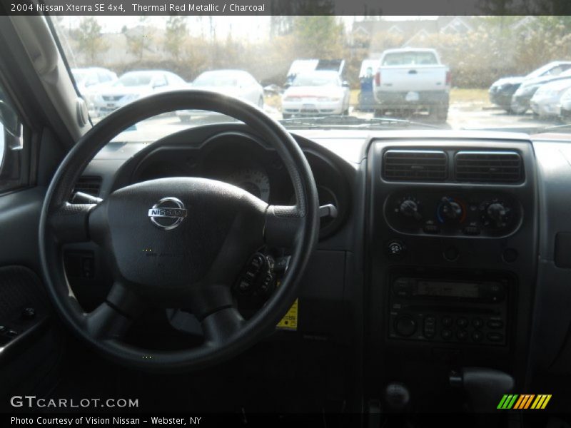 Thermal Red Metallic / Charcoal 2004 Nissan Xterra SE 4x4
