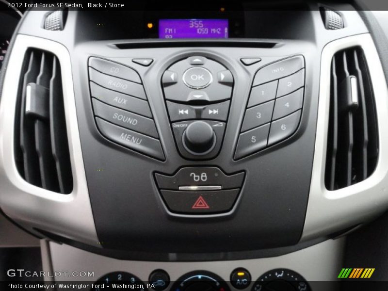 Black / Stone 2012 Ford Focus SE Sedan