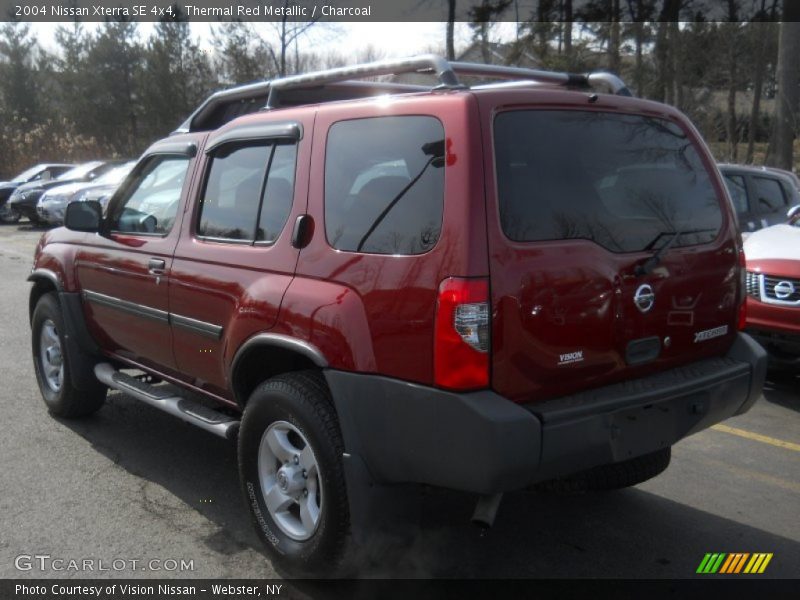 Thermal Red Metallic / Charcoal 2004 Nissan Xterra SE 4x4