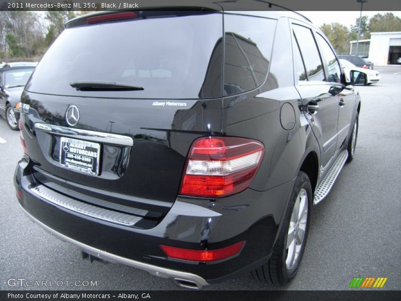Black / Black 2011 Mercedes-Benz ML 350