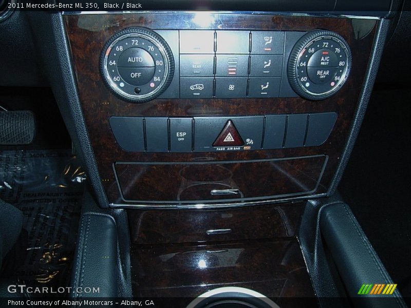 Black / Black 2011 Mercedes-Benz ML 350