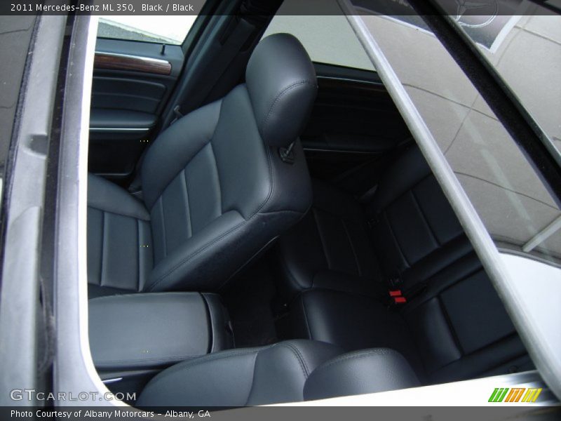 Black / Black 2011 Mercedes-Benz ML 350