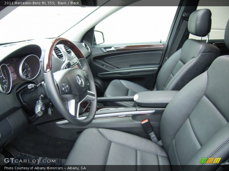 Black / Black 2011 Mercedes-Benz ML 350