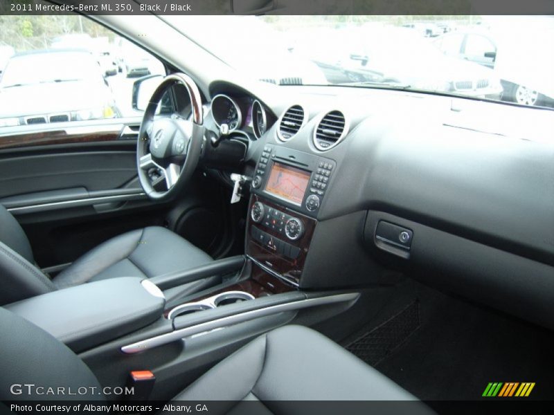 Black / Black 2011 Mercedes-Benz ML 350