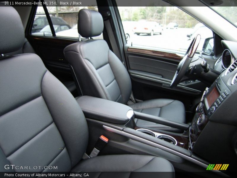 Black / Black 2011 Mercedes-Benz ML 350