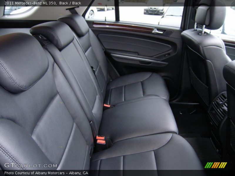 Black / Black 2011 Mercedes-Benz ML 350