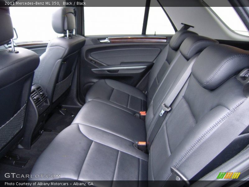 Black / Black 2011 Mercedes-Benz ML 350